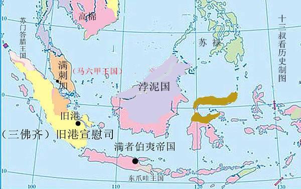 三佛齐旧港 陈祖义曾到明朝进贡,可贡品不是在本国装船的,他们空船