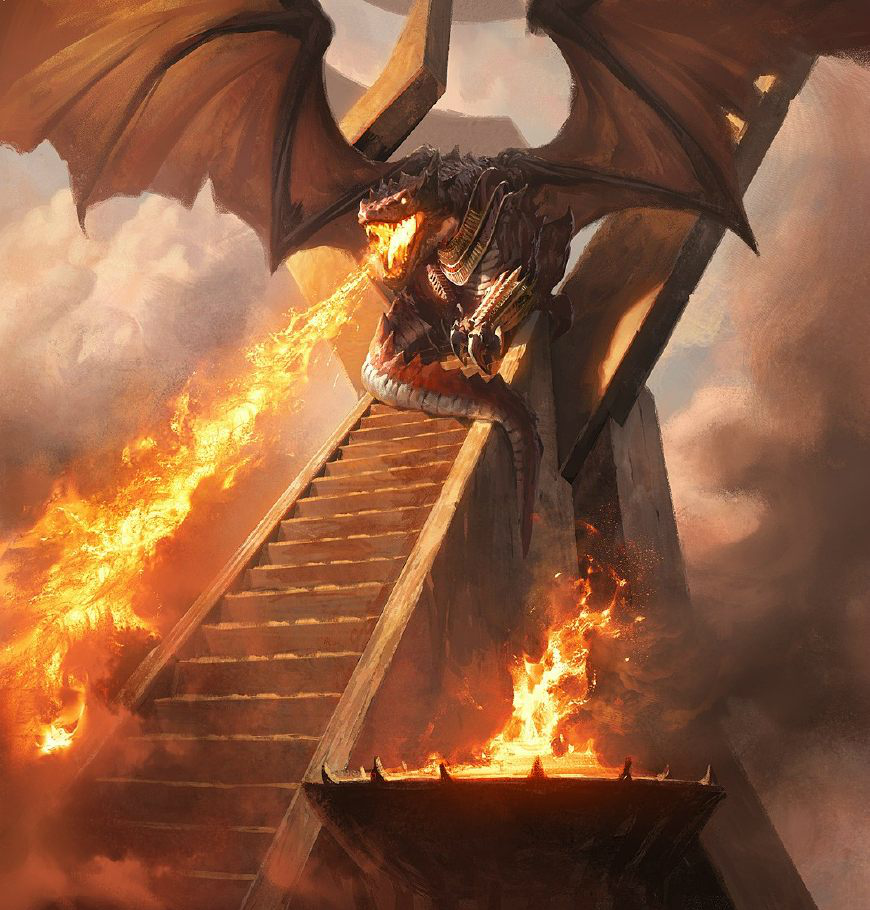 这才是西方人眼中龙的形象巨大邪恶而残暴