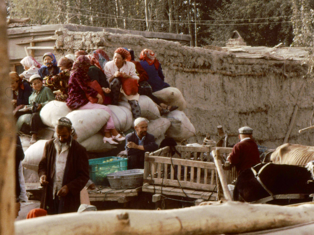 老照片新疆和田1996年andrew