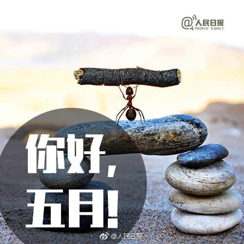 今天,迎接5月