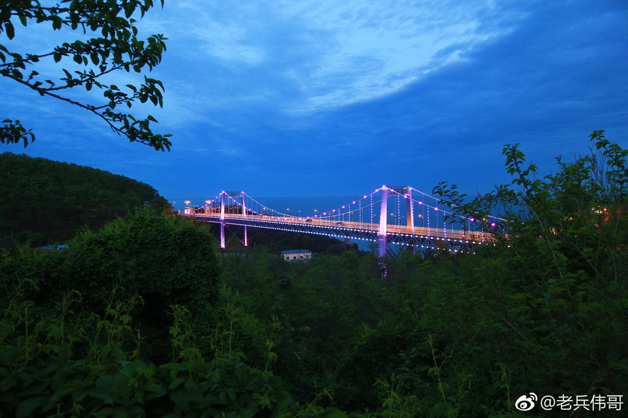 遇见大连61亮灯的北大桥