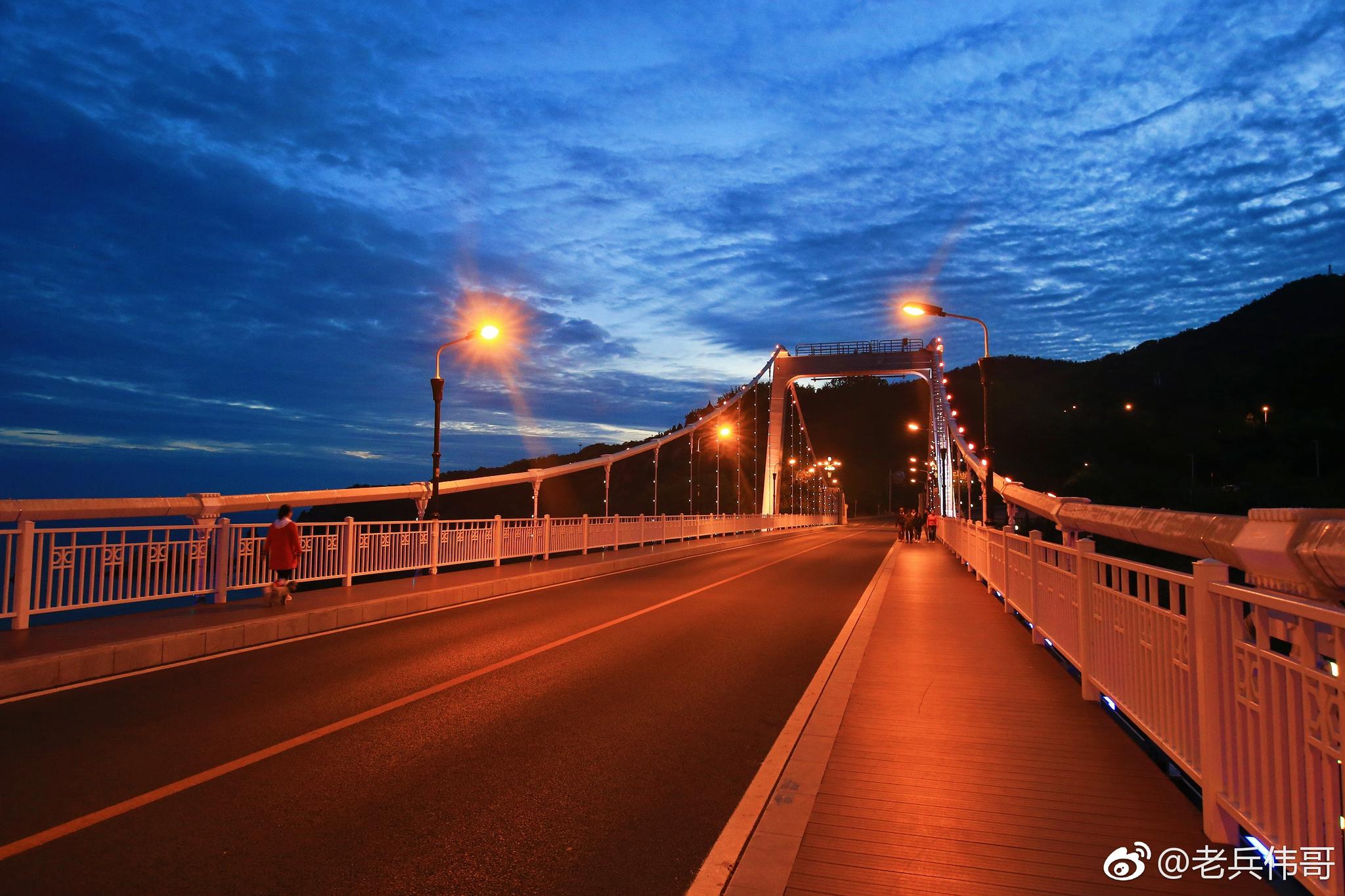 遇见大连61亮灯的北大桥