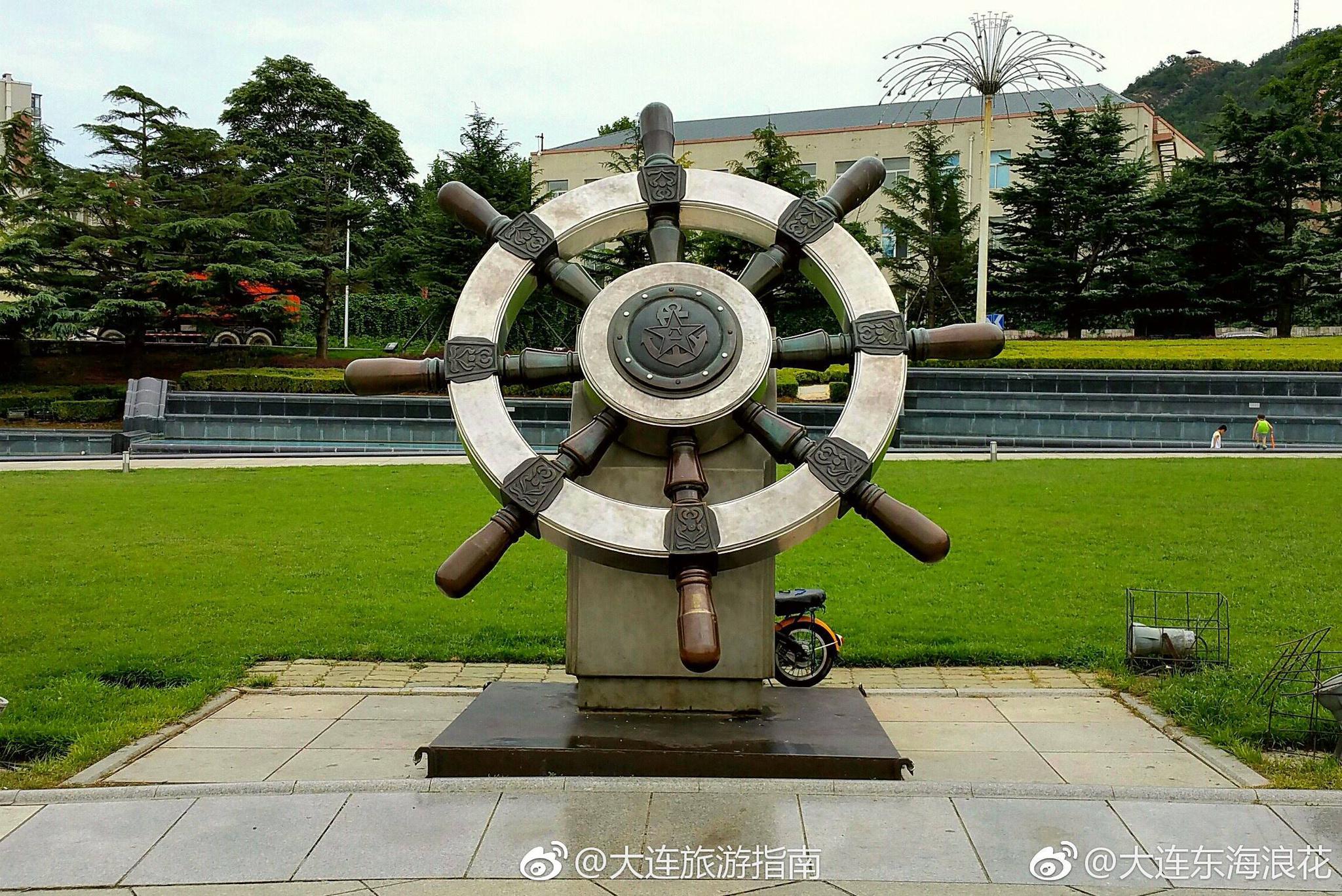 海军广场|大连|海军广场|舵轮_新浪新闻