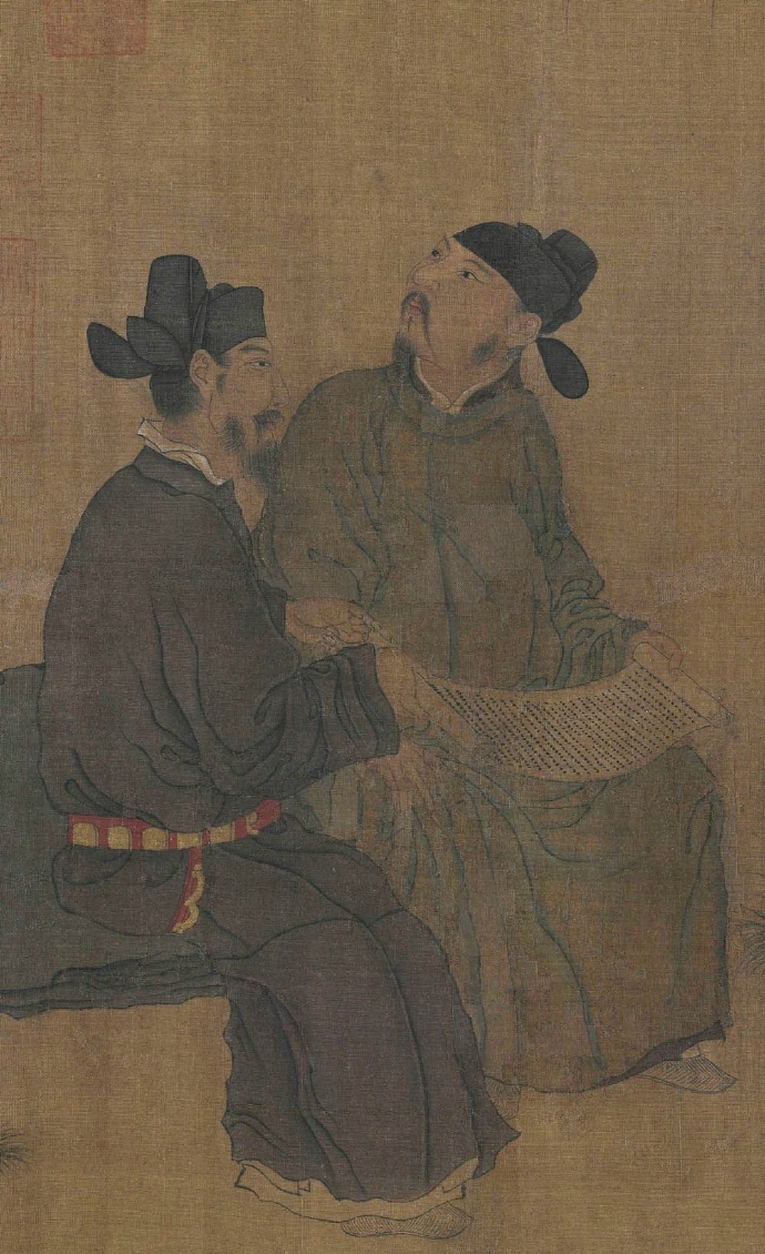 超清晰版文苑图又名琉璃堂人物图为五代时周文矩所作
