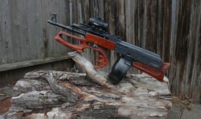 美国枪迷魔改56冲超一流木雕手艺惊人