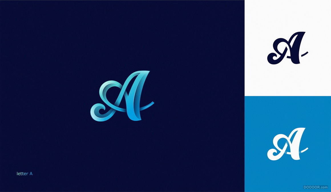 以色列yuri kartashev字母组合式logo设计作品 作者yuri kartashev