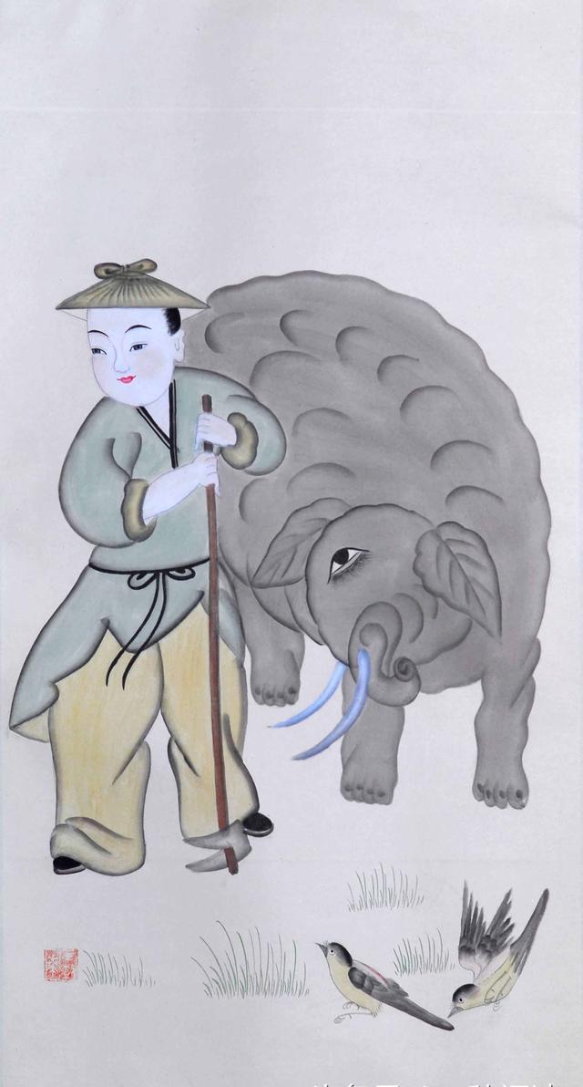 古老的民间艺术扑灰年画