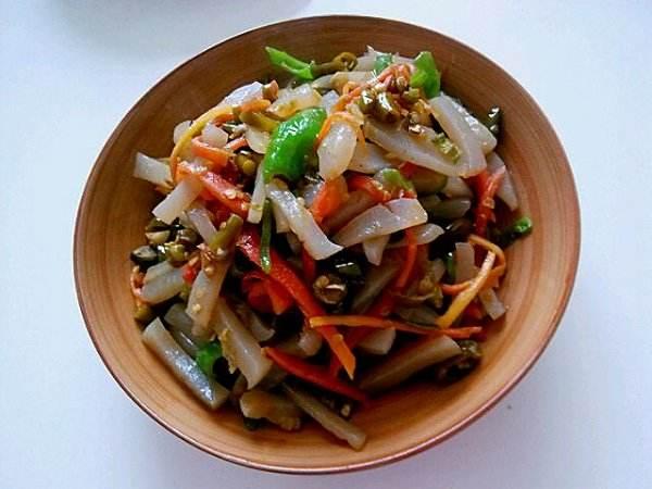 【酸辣茨菇魔芋片】