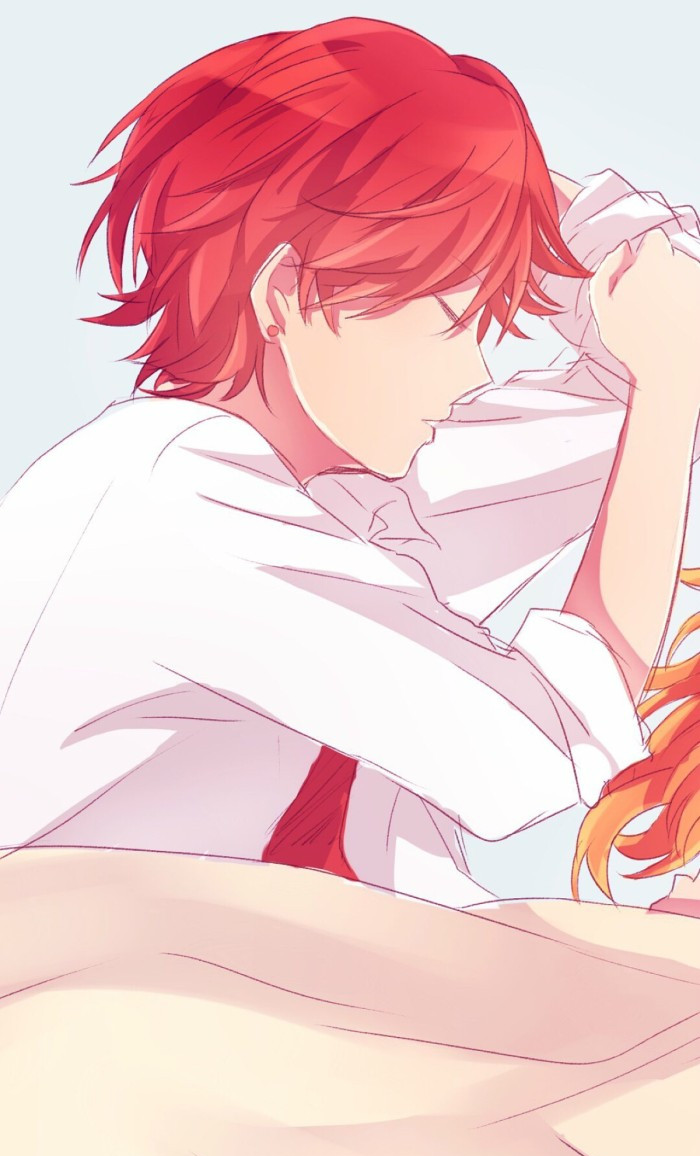 二次元热恋情侣壁纸这颗心永远只属于你一个人也会一直爱着你