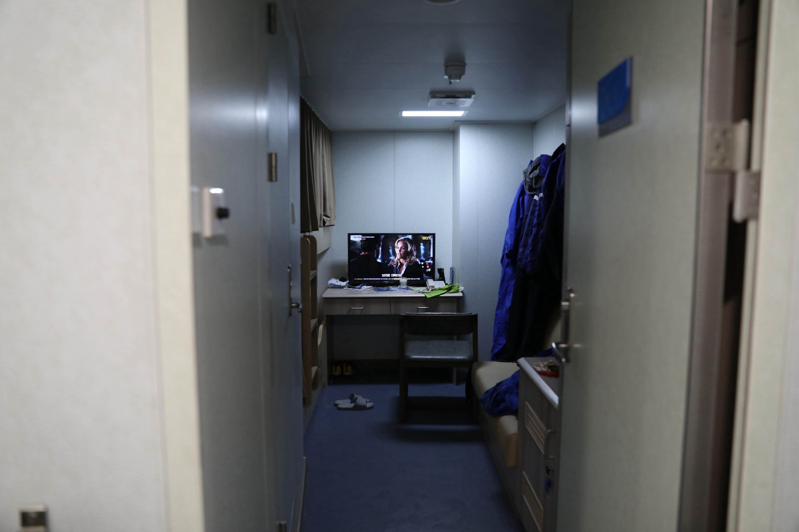 这是船员的房间.