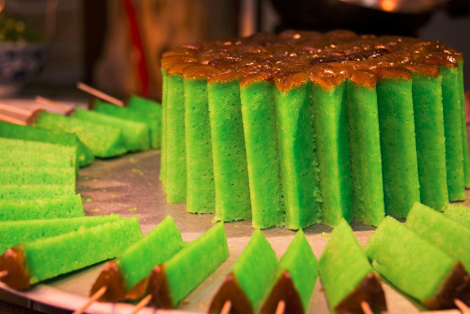 西安坊上美食--蜂蜜豌豆糕