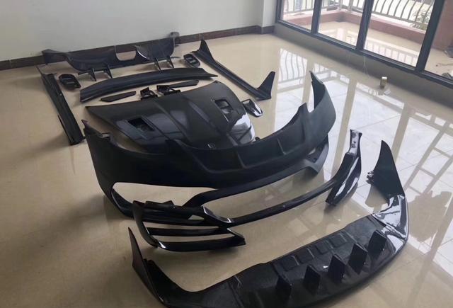 山东最新改装案例,保时捷718 碳纤维套件装车案例