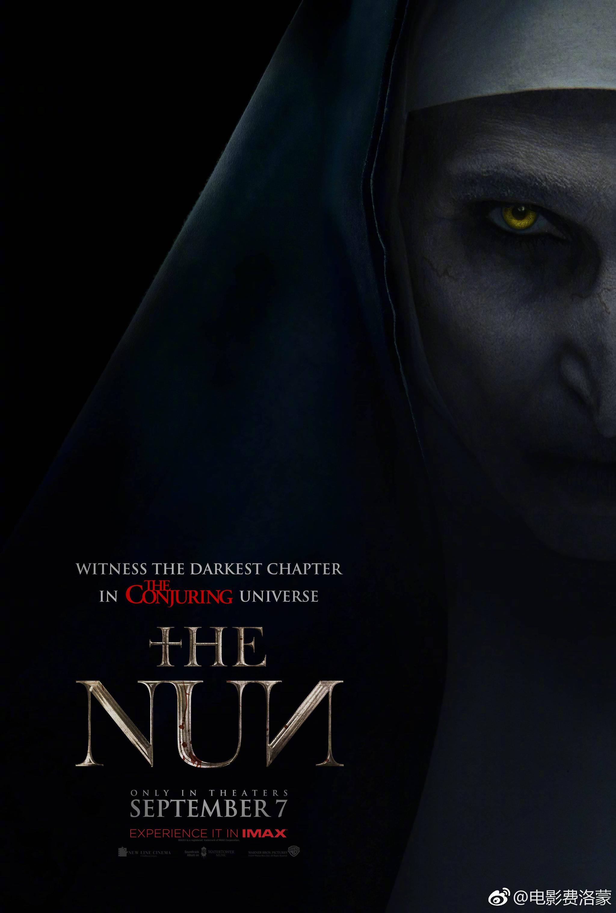 惊悚再来!《招魂》系列外传《修女》首曝极清预告海报