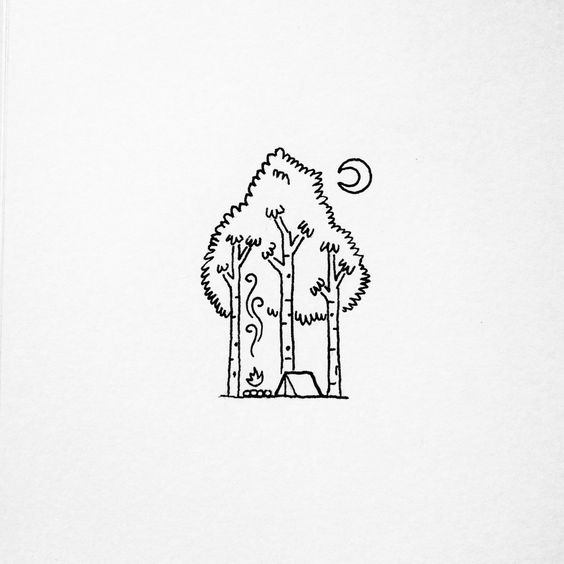 来自插画师davidrollyn手绘小画作品一组