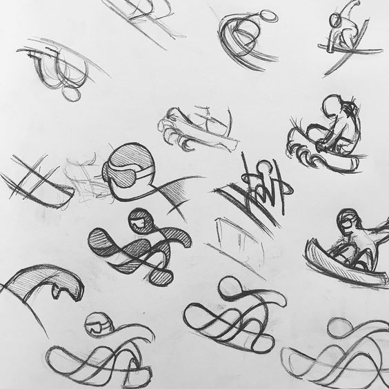 优秀logo设计草稿过程欣赏