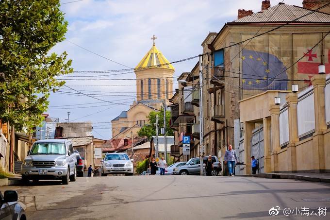 第比利斯格鲁吉亚首都这是一个非常美好的古老的小镇