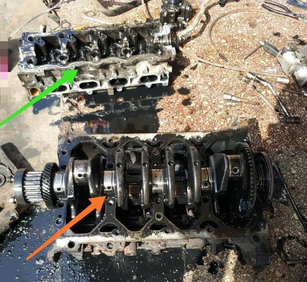 8年的老圣达菲发动机大修透过12张大图看拆散的20t发动机