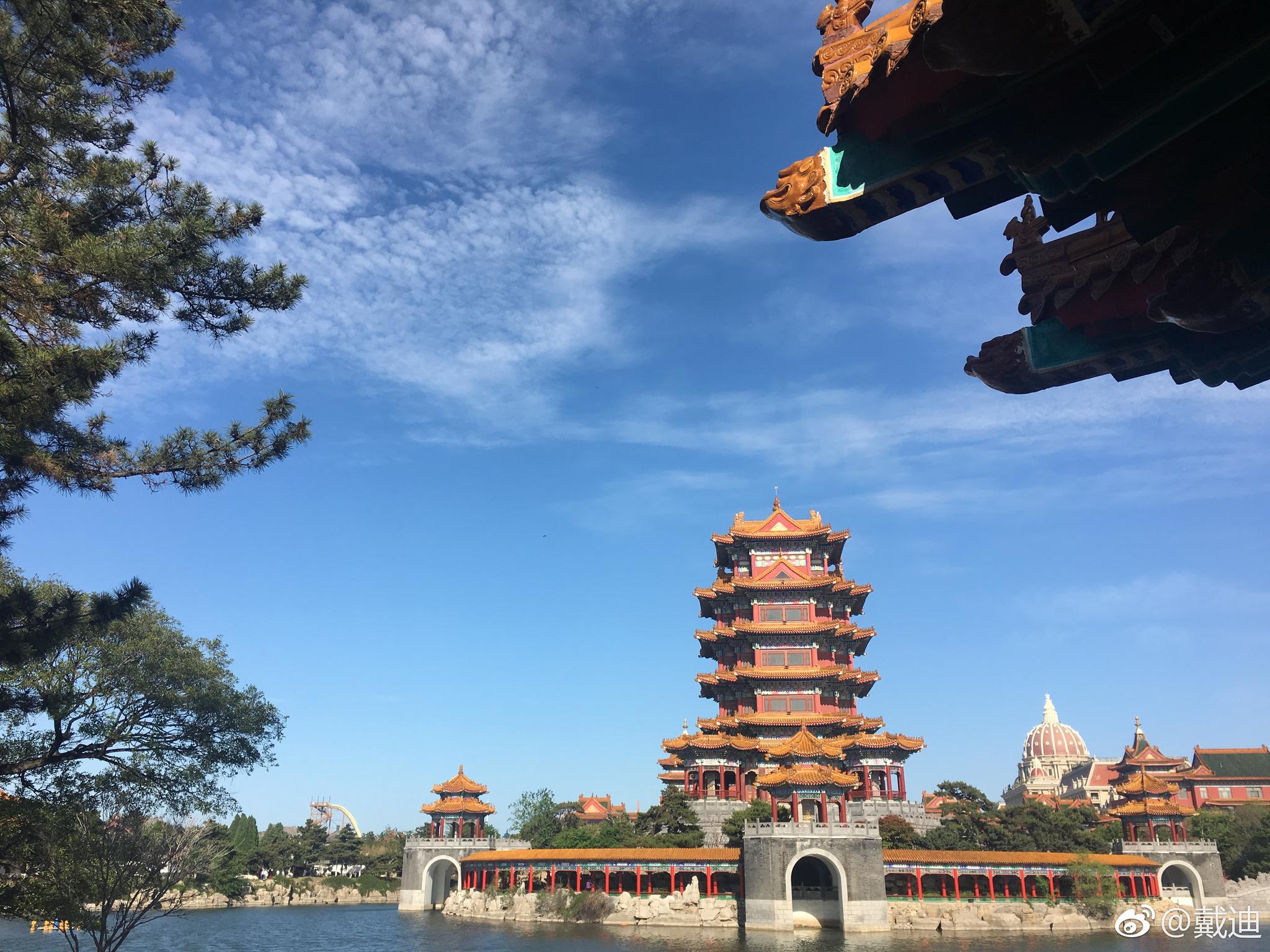 烟台一日游,总体来说还不错, 的古建筑群, , 的海风拂面