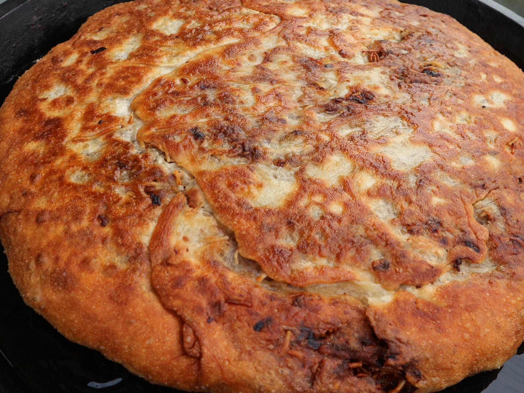 农村夫妻做牛肉馍生意,每天收入2000元,堪称舌尖上的美食!