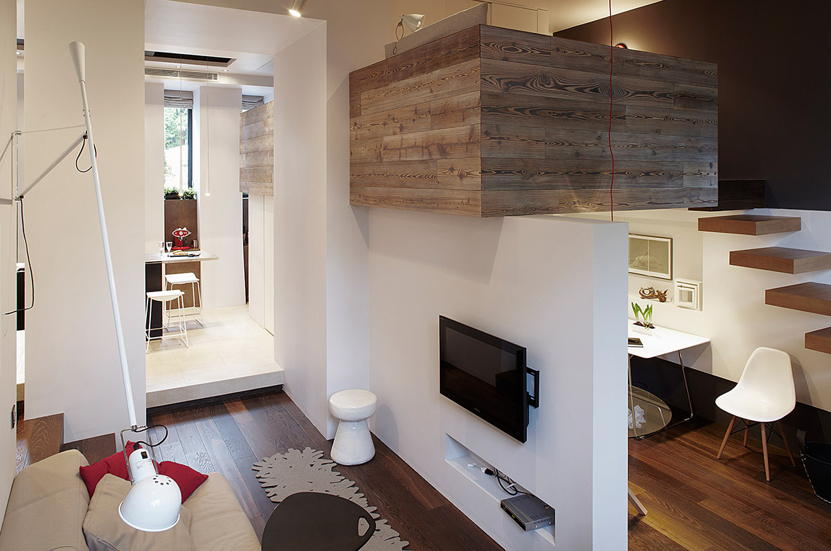 现代小户型室内设计,论穷人怎么将空间最大化利用而且还好看