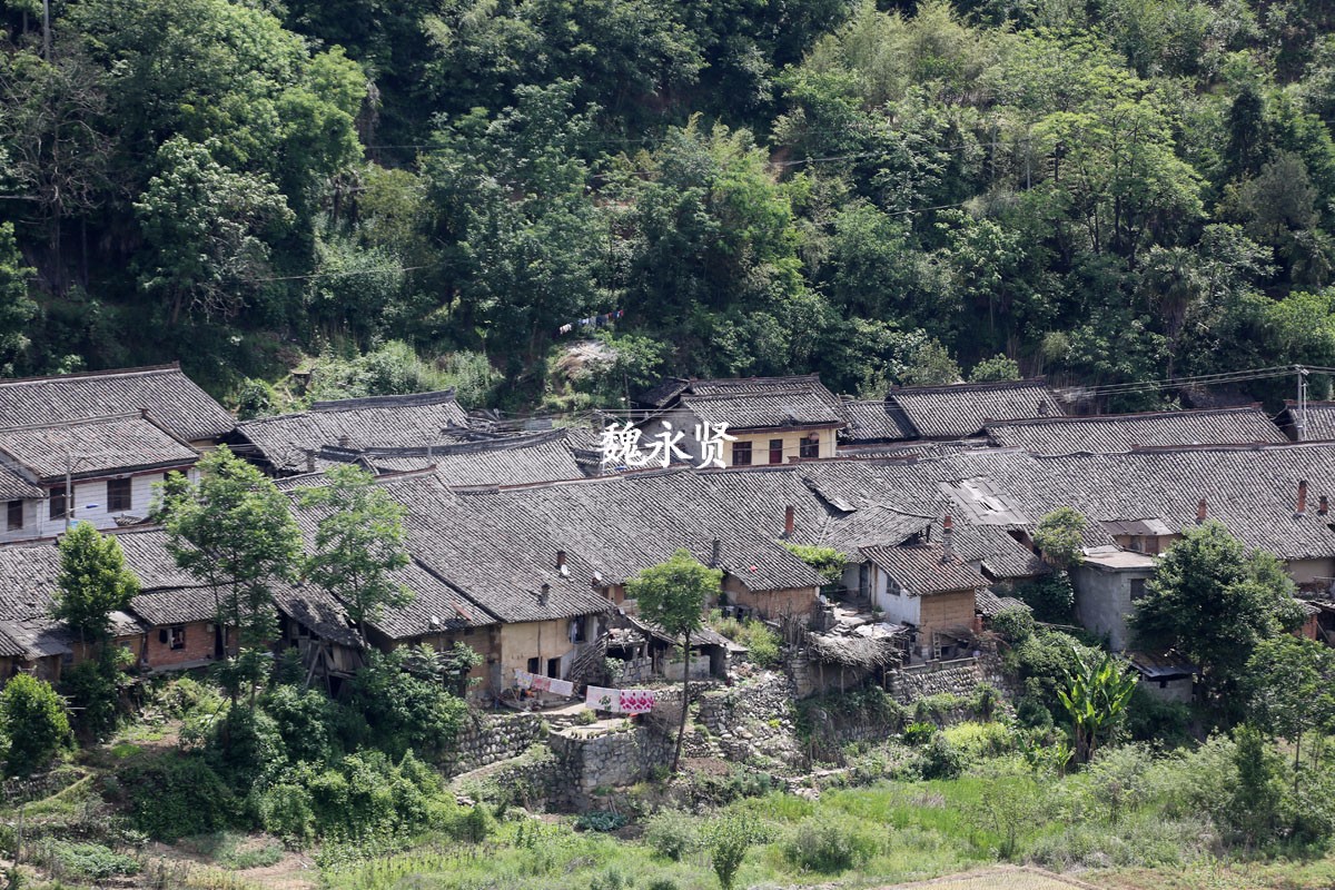 佛坪石墩河老镇将沉入水库底 新镇已建好