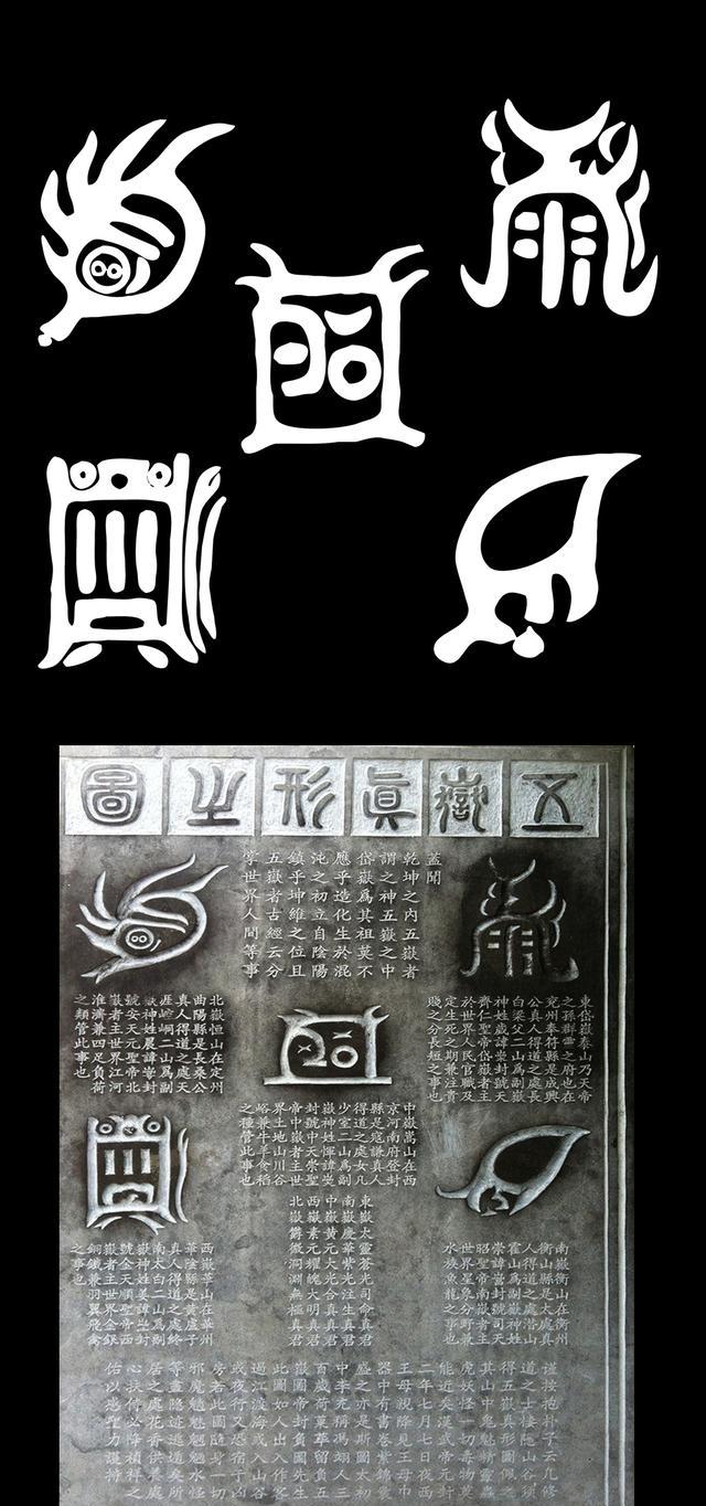 五岳真形图统领三山五岳的神奇符牌