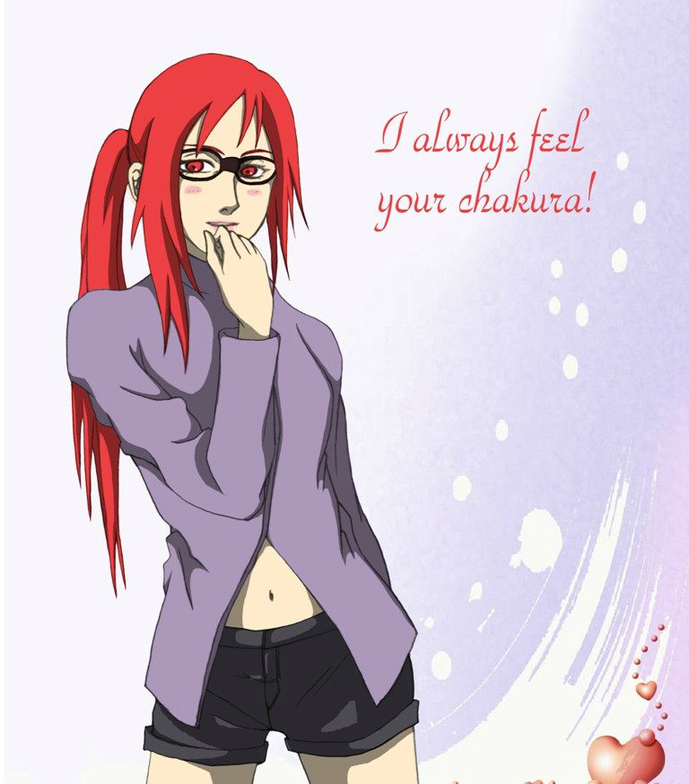 红头发红眼眸,一生钟情于佐助的花痴女,香磷,生日快乐