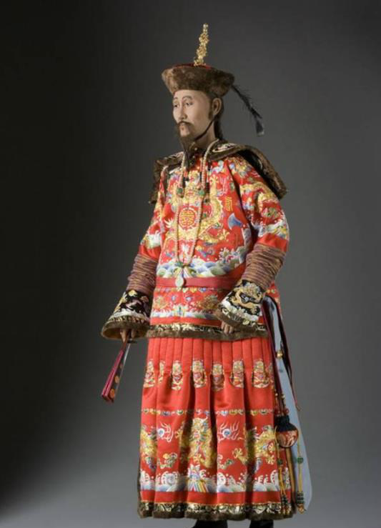 清朝皇帝蜡像清太祖英姿飒爽乾隆气宇轩昂看到同治不淡定