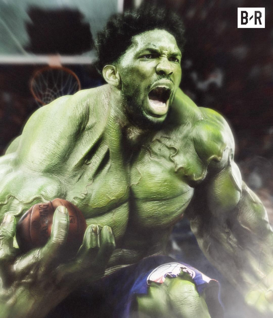 当超级英雄在万圣节遇上nba球星!这画风太酷了!