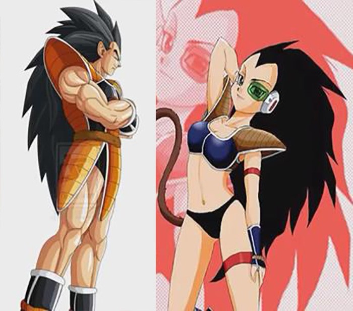 18张龙珠人物性转图合体扎马斯最性感孙悟空娇羞红了脸