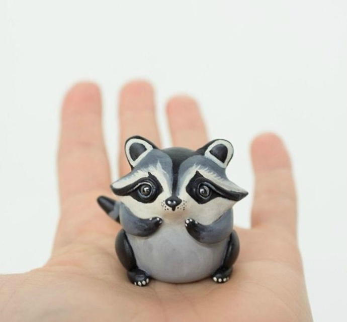 超萌的粘土小动物