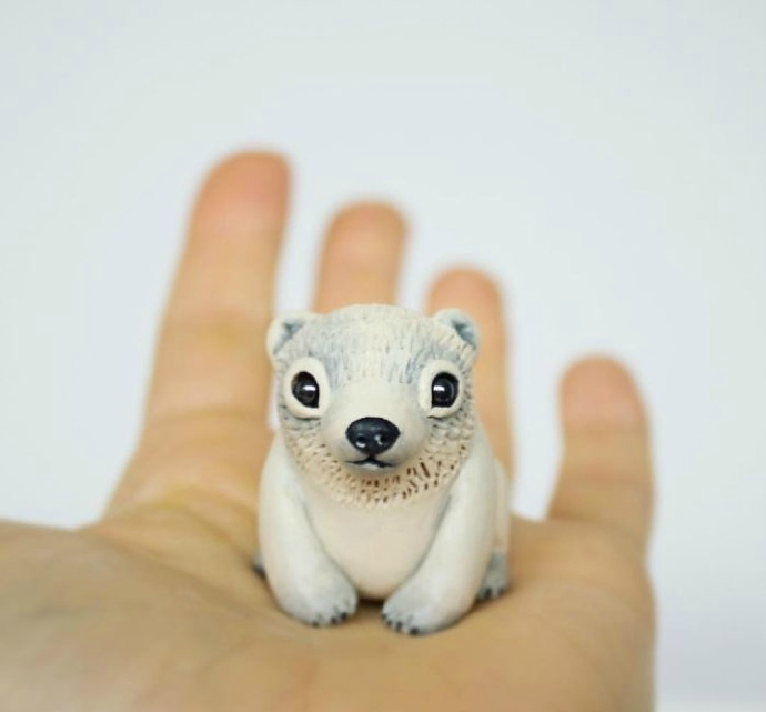 超萌的粘土小动物