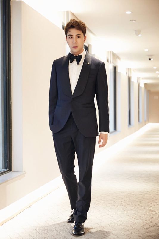 中国电影导演协会2017年度表彰盛典东方卫视主持人李灏哲红毯