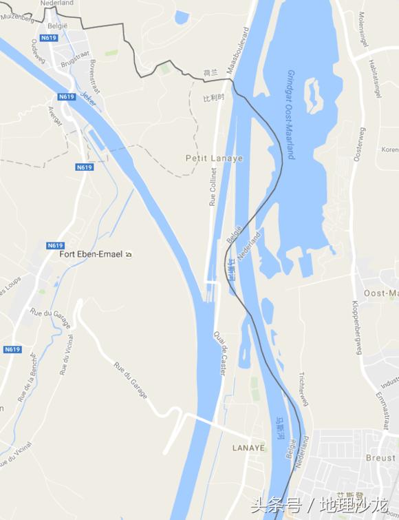 默兹河地图图片