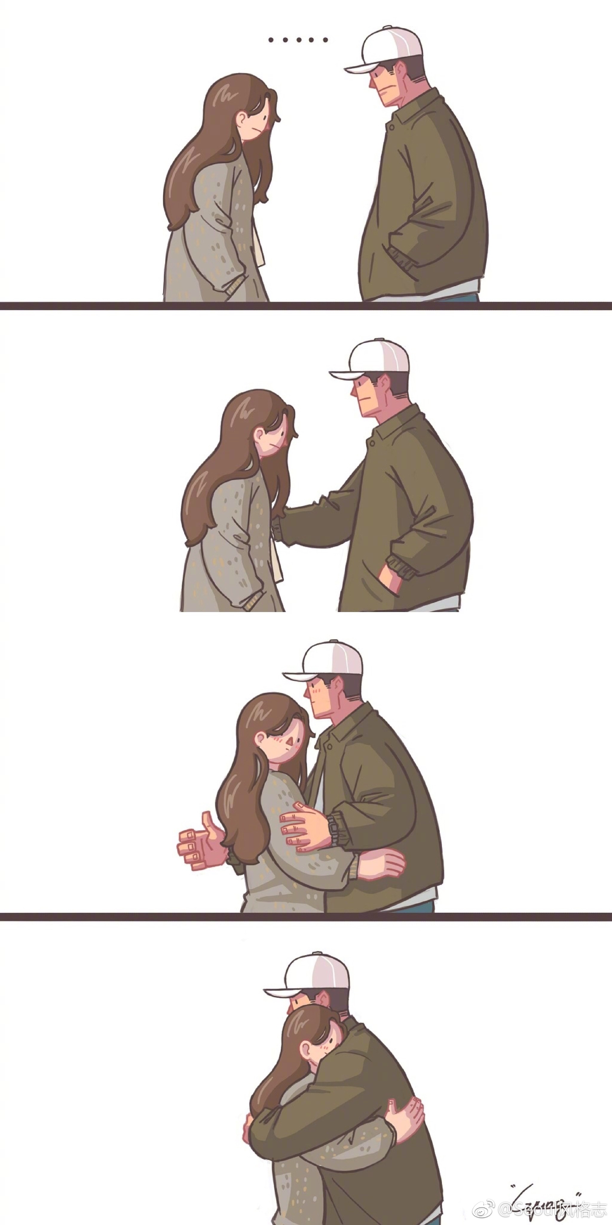 暖心情侣漫画每一组作品都是情侣之间日常细碎的小故事