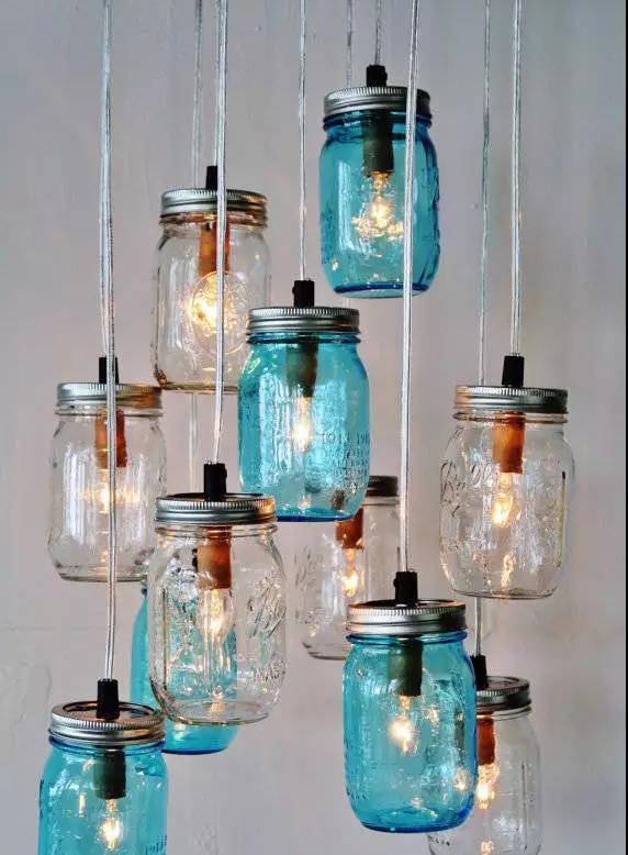 变废为宝|旧瓶子不要扔,改造灯饰好漂亮!