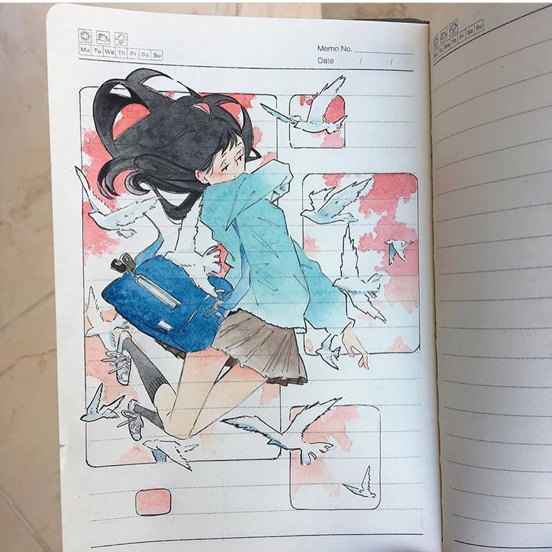 记事本上的艺术 ikedda (ins)