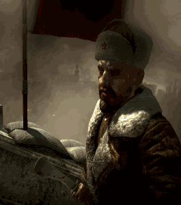 乌拉苏联红军的标志性武器波波沙