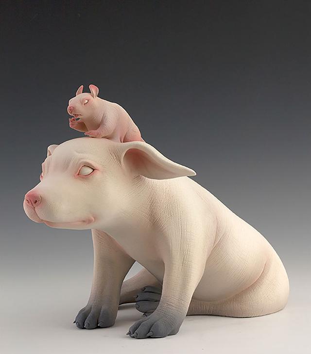 "令人不安的美丽" 日本雕塑家手中的奇异生物|艺术捕梦