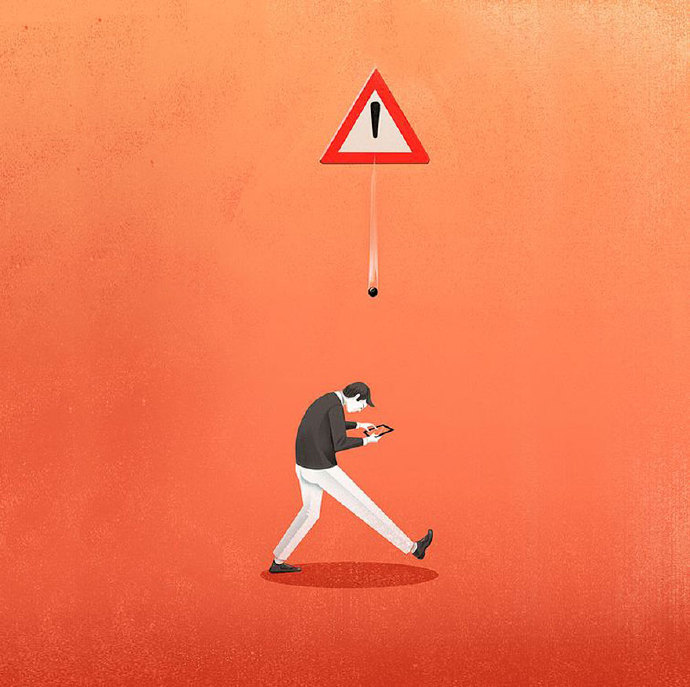 很多时候现实总不是你想象中的样子丨意大利自由插画师 marco melgrat