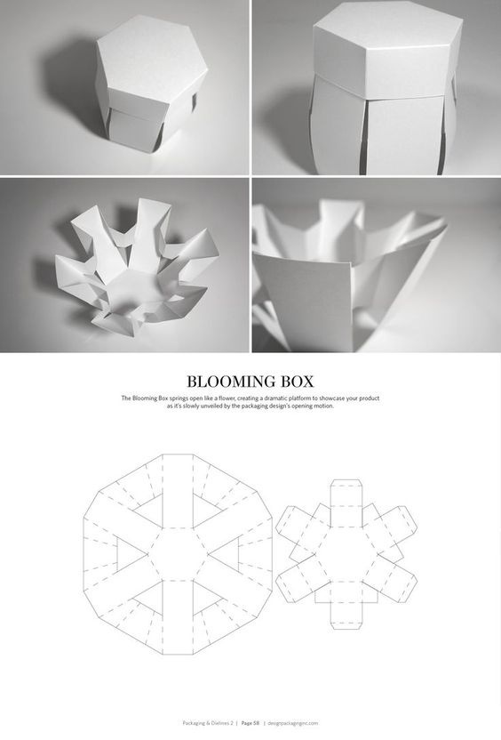 异形包装结构展开图,收藏!