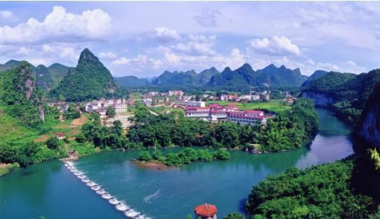 中国美的意境旅游景区——广西宜州古龙河景区