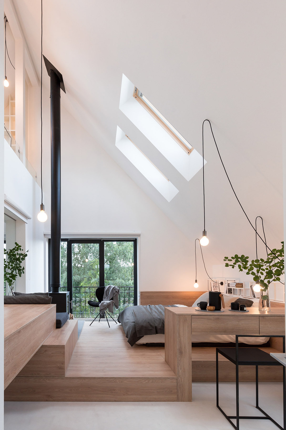 莫斯科乡村漂亮的斜顶阁楼室内空间设计.|空间设计|阁楼|莫斯科_新浪