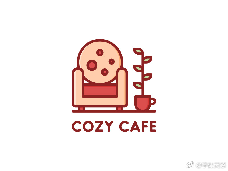 插画风格logo设计