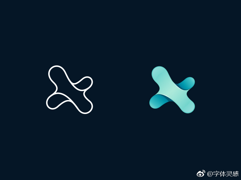 x字母logo设计|字母|logo设计_新浪新闻