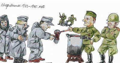 二战德军的搞笑漫画|德军|苏军|党卫军_新浪新闻