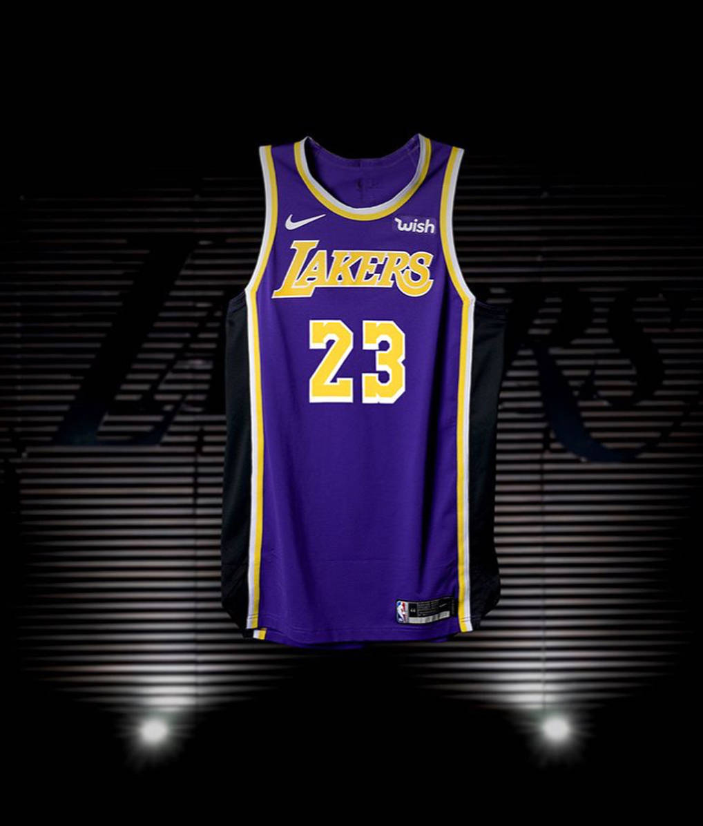 湖人官方发布三款新赛季球衣