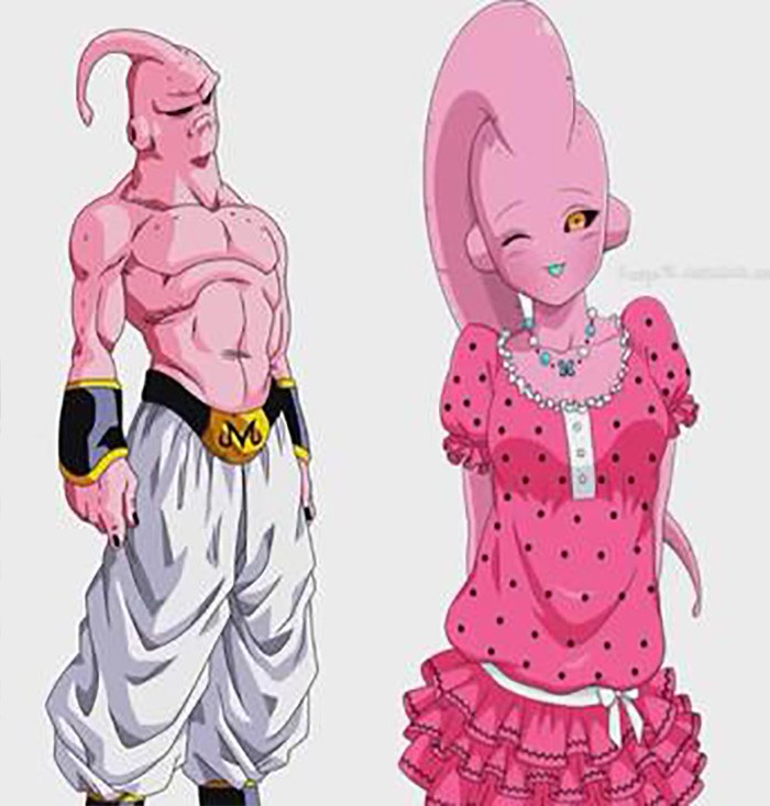 18张龙珠人物性转图合体扎马斯最性感孙悟空娇羞红了脸