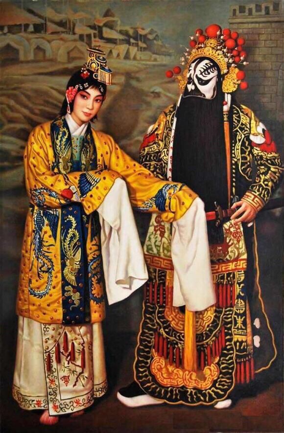 醉中国 | 油画中的京剧,太美了