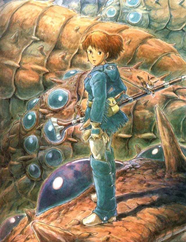 小月影评风之谷传说中降落在金色草原的蓝衣人娜乌西卡